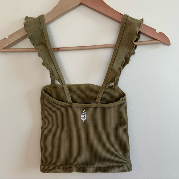 FREE PEOPLE Happiness Runs Flirty
Crop Tank . - Picture 8 of 9